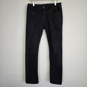 The Perfect Jean NYC Slim Fit Mens 31x30 Black Faded Stretch Denim Streetwear